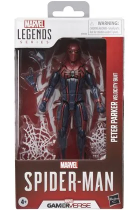 Peter Parker Velocity Suit Version Figura 15 CM Spider-Man Gamerverse Marvel Legends Series