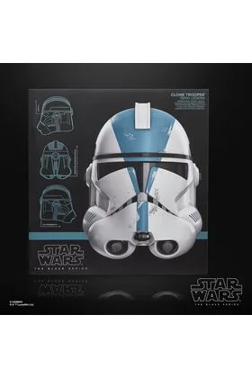 CLONE TROOPER 501ST LEGION CASCO ELECTRONICO REPLICA 1:1 STAR WARS AHSOKA THE BLACK SERIES