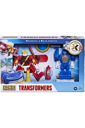 Wingtail & Blue Booster Figura 12,5 CM Sonic the Hedgehog X Transformers Collaborative