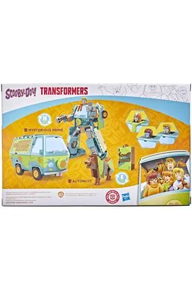 MYSTERIOUS PRIME & AUTOMUTT FIGURAS 15 CM SCOOBY-DOO TRANSFORMERS COLLABORATIVE