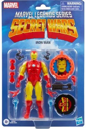 IRON MAN FIGURA 15 CM SECRET WARS MARVEL LEGENDS SERIES