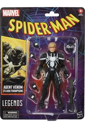 AGENT VENOM (FLASH THOMPSON) FIGURA 15 CM SPIDER-MAN MARVEL LEGENDS SERIES