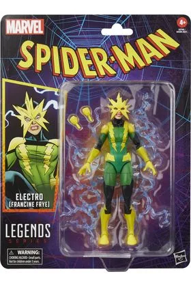 ELECTRO (FRANCINE FRYE) FIGURA 15 CM SPIDER-MAN MARVEL LEGENDS SERIES
