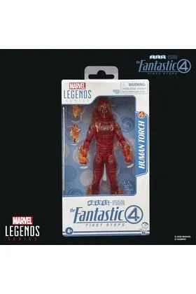 HUMAN TORCH FIGURA 15 CM THE FANTASTIC 4: FIRST STEPS MARVEL LEGENDS SERIES