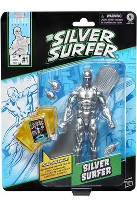 SILVER SURFER FIGURA 15 CM SILVER SURFER MARVEL LEGENDS SERIES
