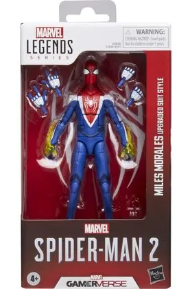 Miles Morales Upgraded Suit Style Version Figura 15 CM Spider-Man 2 Marvel Legends Series