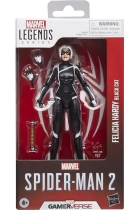 Felicia Hardy Black Cat Version Figura 15 CM Spider-Man 2 Marvel Legends Series