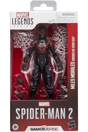 MILES MORALES BROOKLYN 2099 SUIT VERSION FIGURA 15 CM SPIDER-MAN 2 MARVEL LEGENDS SERIES