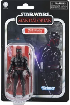 Moff Gideon Dark Trooper Armor Figura 9,5 CM Star Wars the Mandalorian the Vintage Collection