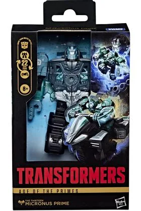 MICRONUS PRIME DELUXE CLASS FIGURA 14 CM TRANSFORMERS AGE OF THE PRIMES THE THIRTEEN