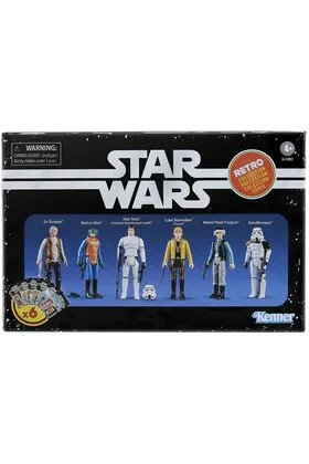STAR WARS PACK 6 FIGURAS 9,5 CM STAR WARS A NEW HOPE RETRO COLLECTION