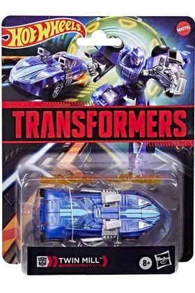 Twin Mill Blue Figura 12,5 CM Hot Wheels X Transformers Collaborative