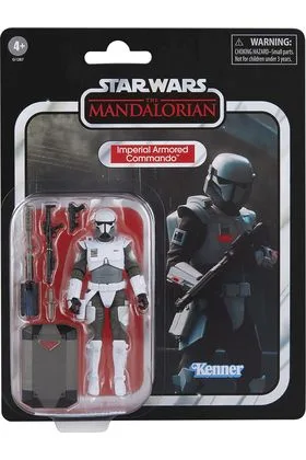 IMPERIAL ARMORED COMMANDO FIGURA 9,5 CM STAR WARS THE MANDALORIAN THE VINTAGE COLLECTION