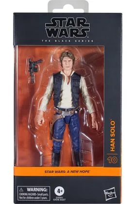HAN SOLO FIGURA 15 CM STAR WARS A NEW HOPE THE BLACK SERIES