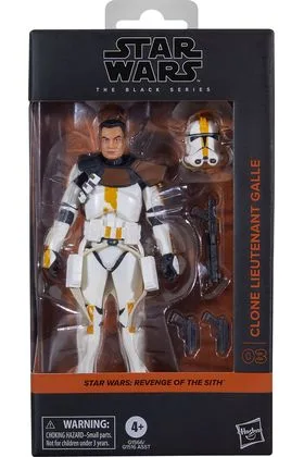 CLONE LIEUTENANT GALLE FIGURA 15 CM STAR WARS REVENGE OF THE SITH THE BLACK SERIES