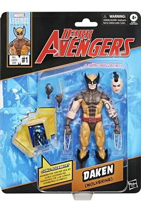 DAKEN (WOLVERINE) FIGURA 15 CM DARK AVENGERS MARVEL LEGENDS SERIES