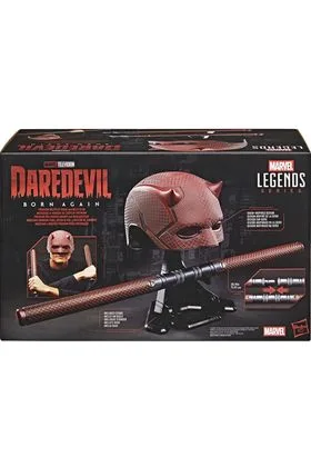 DAREDEVIL MÁSCARA & BASTÓN PREMIUM RÉPLICA 1:1 DAREDEVIL: BORN AGAIN MARVEL LEGENDS SERIES