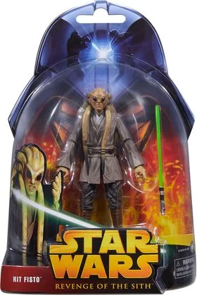 KIT FISTO 20TH ANNIVERSARY FIGURA 15 CM STAR WARS REVENGE OF THE SITH THE BLACK SERIES