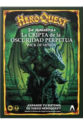 Heroquest la Cripta de la Oscuridad Perpetua Pack de Mision Hasbro Gaming