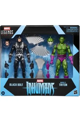 BLACK BOLT & TRITON PACK 2 FIGURAS 15 CM INHUMANS MARVEL LEGENDS SERIES