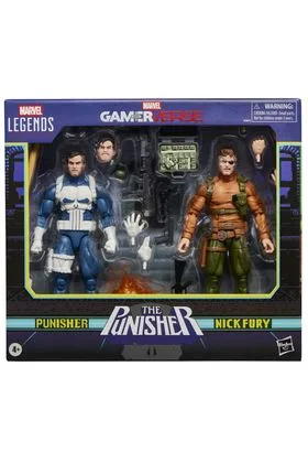 PUNISHER & NICK FURY PACK 2 FIGURAS 15 CM THE PUNISHER GAMERVERSE MARVEL LEGENDS SERIES