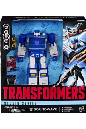 SOUNDWAVE LEADER CLASS FIGURA 16,5 CM TRANSFORMERS THE MOVIE STUDIO SERIES