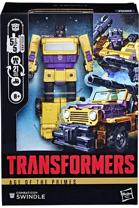 COMBATICON SWINDLE  VOYAGER CLASS FIGURA 16,5 CM TRANSFORMERS AGE OF THE PRIMES
