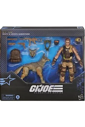DUSTY & COYOTE SANDSTORM FIGURA 15 CM G.I. JOE CLASSIFIED SERIES