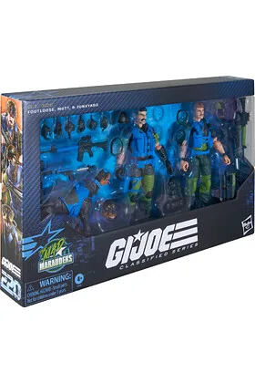 G.I. JOE MAD MARAUDERS FOOTLOOSE MUTT Y JUNKYARD FIGURAS 15 CM G.I. JOE CLASSIFIED SERIES