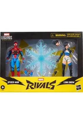 SPIDER-MAN & LUNA SNOW FIGURA 15 CM RIVALS MARVEL LEGENDS SERIES