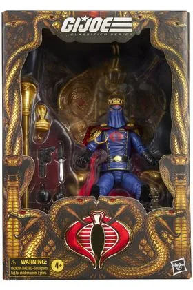 COBRA COMMANDER DRESS UNIFORM VERSION FIGURA 15 CM G.I. JOE CLASSIFIED SERIES