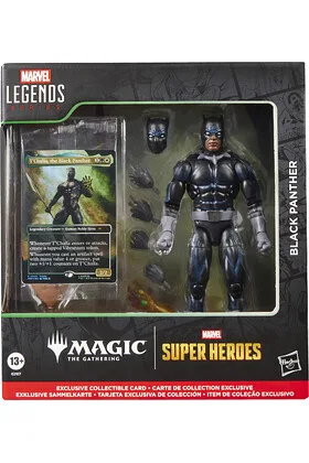 BLACK PANTHER FIGURA 15 CM MARVEL LEGENDS SERIES MARVEL