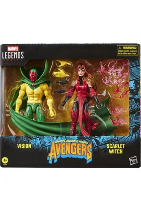 VISION & SCARLET WITCH PACK 2 FIGURAS 15 CM AVENGERS THE CROSSING MARVEL LEGENDS SERIES