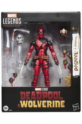 DEADPOOL & DOGPOOL FIGURAS 15 CM DEADPOOL & WOLVERINE MARVEL LEGENDS SERIES