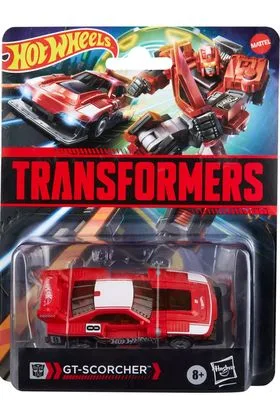 GT SCORCHER FIGURA 12,5 CM HOT WHEELS X TRANSFORMERS COLLABORATIVE