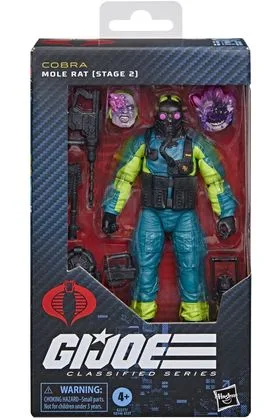 MOLE RAT STAGE 2 FIGURA 15 CM G.I. JOE CLASSIFIED SERIES