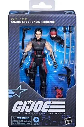 SNAKE EYES (DAWN MORENO) FIGURA 15 CM G.I. JOE CLASSIFIED SERIES