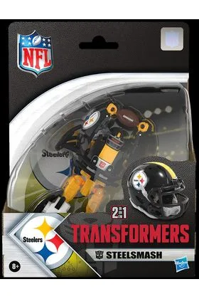 STEELSMASH FIGURA 14 CM PITTSBURGH STEELERS NFL X TRANSFORMERS COLLABORATIVE