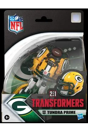 Tundra Prime Figura 14 CM Green Bay Packers NFL X Transformers Collaborative