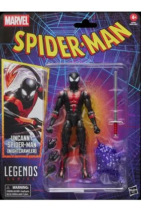 Uncanny Spider-Man (nightcrawler) Figura 15 CM Spider-Man Marvel Legends Series