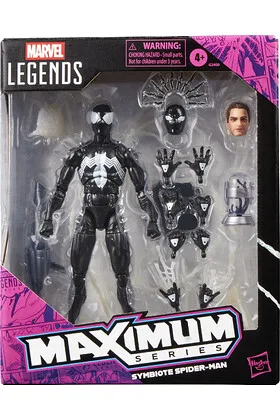 SPIDER-MAN SYMBIOTE FIGURA 15 CM SECRET WARS MARVEL LEGENDS MAXIMUM SERIES