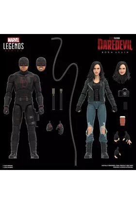 DAREDEVIL & JESSICA JONES PACK 2 FIGURAS 15 CM DAREDEVIL: BORN AGAIN MARVEL LEGENDS SERIES