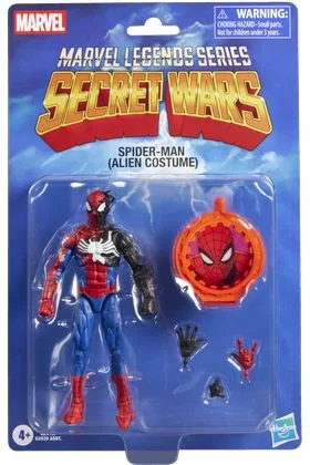 Spider-Man Alien Costume Figura 15 CM Secret Wars Marvel Legends Series