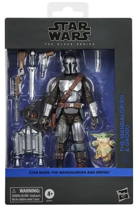 THE MANDALORIAN & GROGU FIGURA 15 CM & 2,5 CM STAR WARS: THE MANDALORIAN & GROGU THE BLACK SERIES