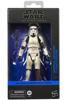 IMPERIAL REMNANT SNOWTROOPER (DAMAGED) FIGURA 15 CM STAR WARS: THE MANDALORIAN & GROGU THE BLACK SER