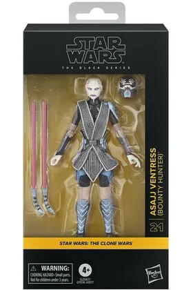 ASAJJ VENTRESS (BOUNTY HUNTER) FIGURA 15 CM STAR WARS: THE CLONE WARS THE BLACK SERIES