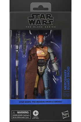 MERCENARY GUARD DROID FIGURA 15 CM STAR WARS: THE MANDALORIAN AND GROGU THE BLACK SERIES