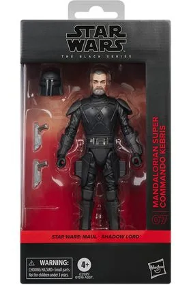 MANDALORIAN SUPER COMMANDO KEBRIS FIGURA 15 CM STAR WARS: MAUL SHADOW LORD THE BLACK SERIE
