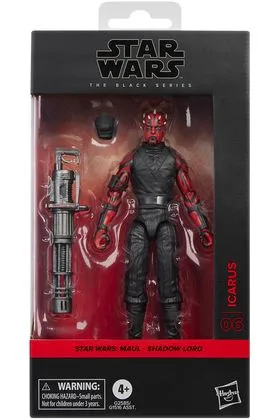 ICARUS FIGURA 15 CM STAR WARS: MAUL SHADOW LORD THE BLACK SERIES