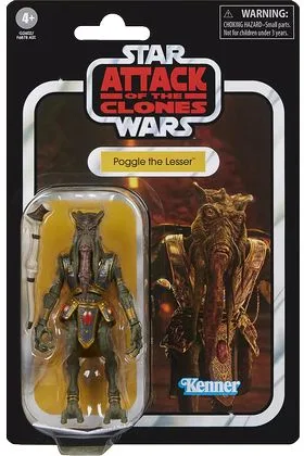 POGGLE THE LESSER FIGURA 9,5 CM STAR WARS: ATTACK OF THE CLONES THE VINTAGE COLLECTION